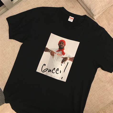 gucci supreme gürtel|supreme Gucci mane tee black.